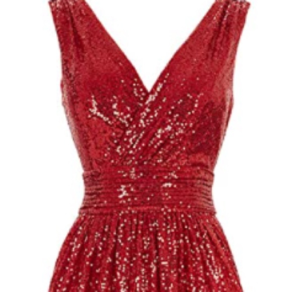 Long Sequined Sexy Backless Elegant Party Dress